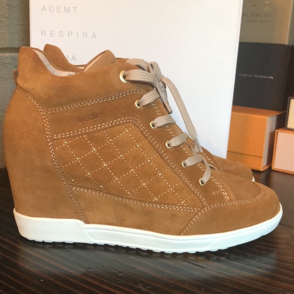 NWT Geox Respira Wedge Sneakers - Picture 3 of 16